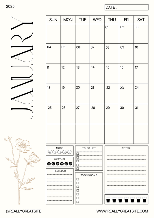 Calendar Planner 2026