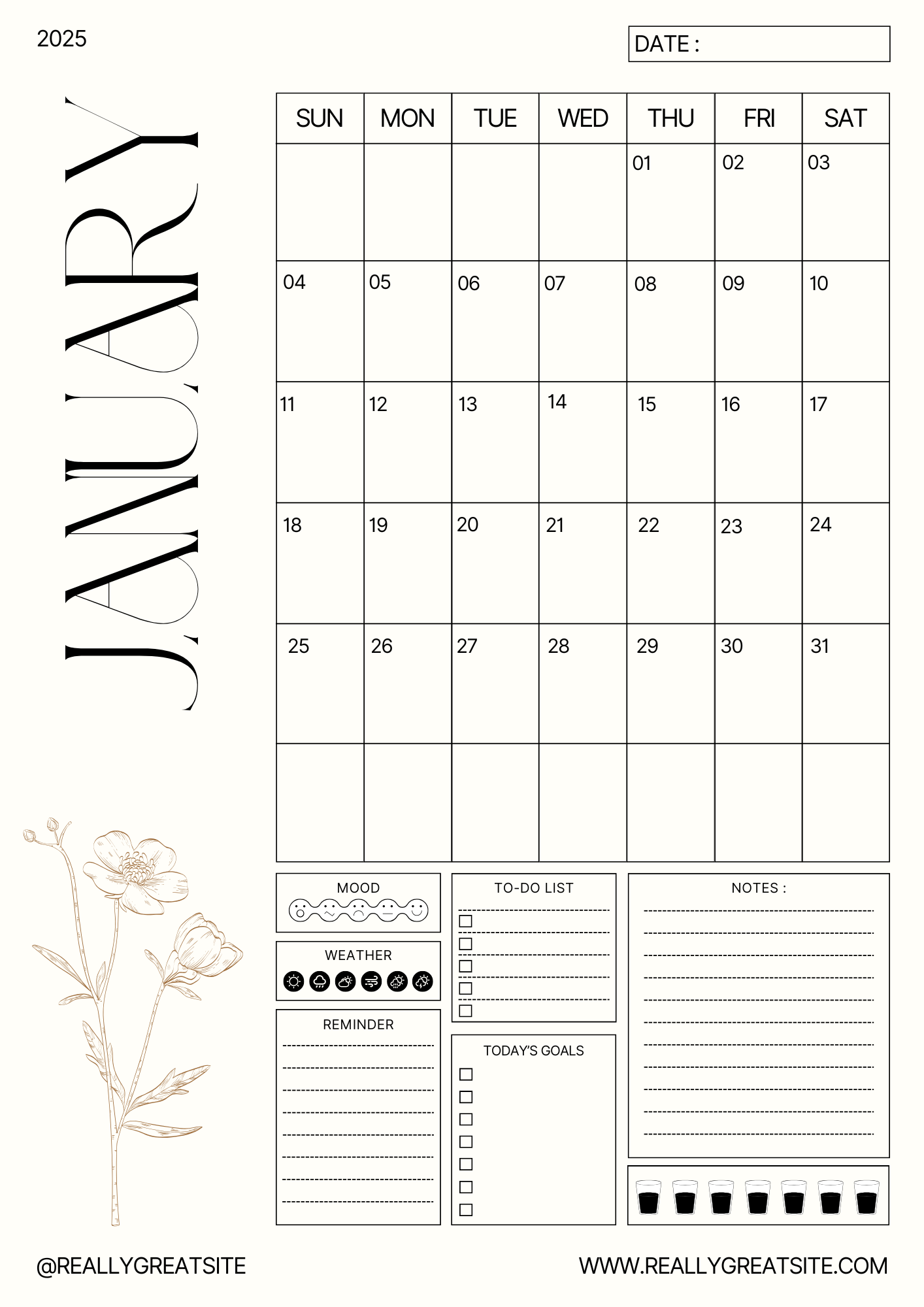 Calendar Planner 2026