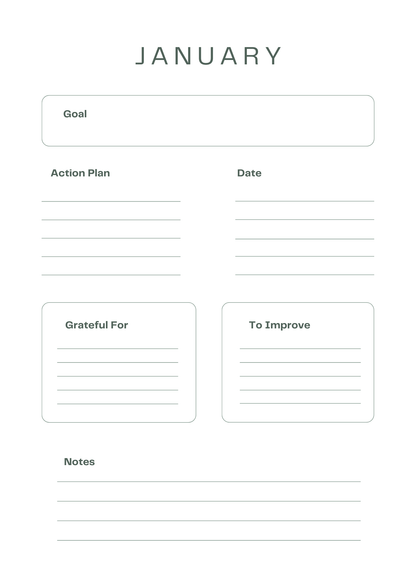 2026 Annual Planner