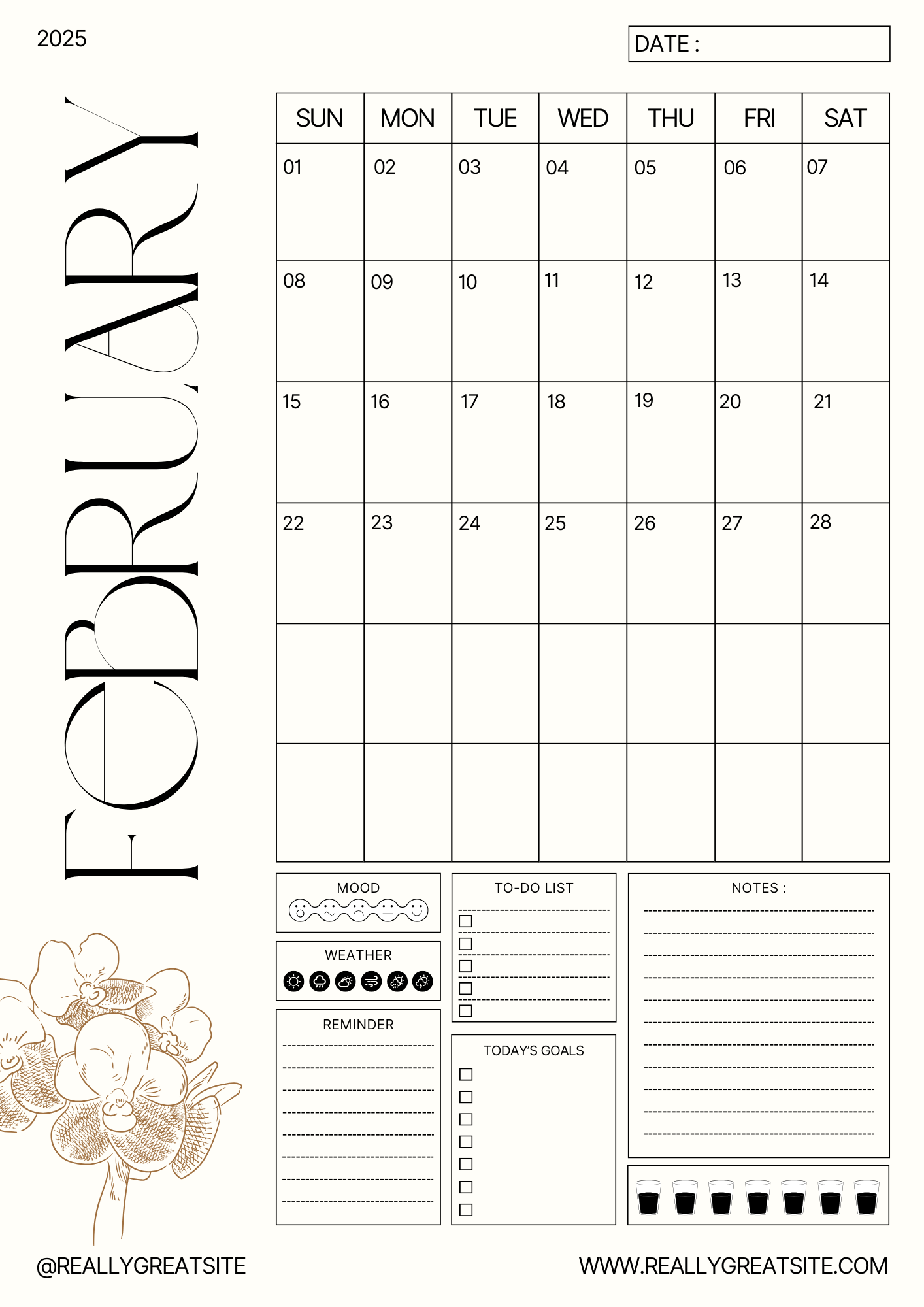 Calendar Planner 2026