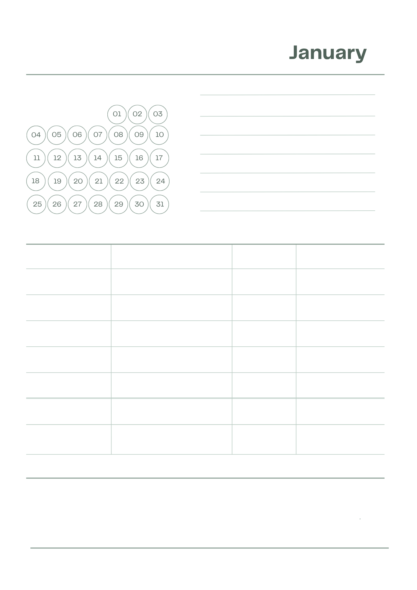 2026 Annual Planner