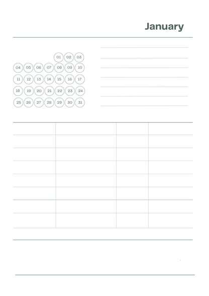 2026 Annual Planner