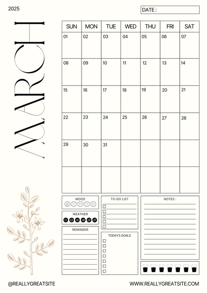 Calendar Planner 2026