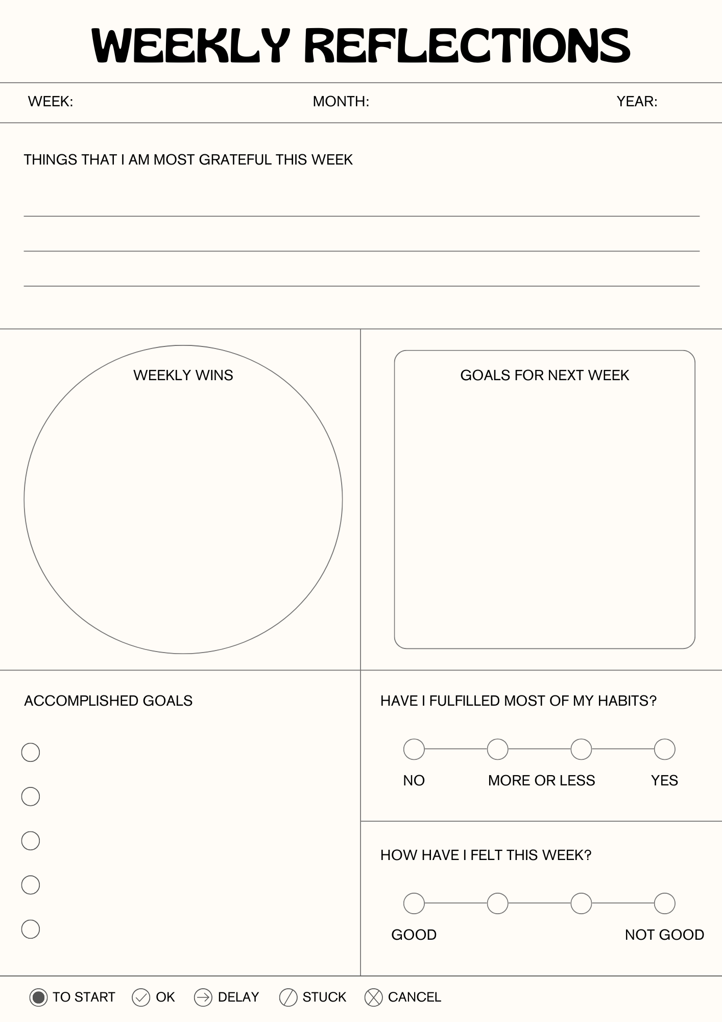 Daily Planner Bundle (4-in-1)