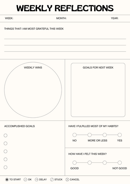 Daily Planner Bundle (4-in-1)