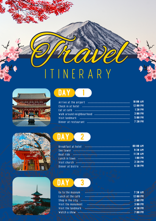 Bundle Travel Itinerary Planner