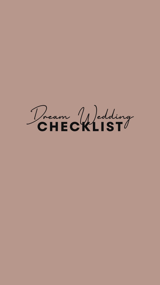 Wedding Planner + Checklist